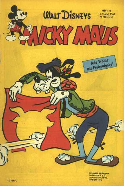 Micky Maus 221 - Goofy - Bullfighting - Cape - Mouse - Ears