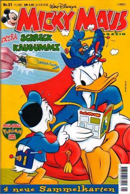 Micky Maus 2228 - Donald Duck - Red Chair Tricks - Lemon Gum - Remote Control - Airplane