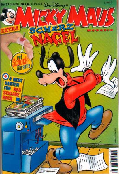 Micky Maus 2234 - Walt Disneys - Mit Schock Garantie - Scherz Nagel - Neve Karten - Schlabe Buch