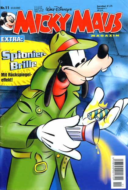 Micky Maus 2271 - Walt Disneys - Spionier-brille - Mit Ruckspiegel-effekt - Magazin - Nr11 07032002