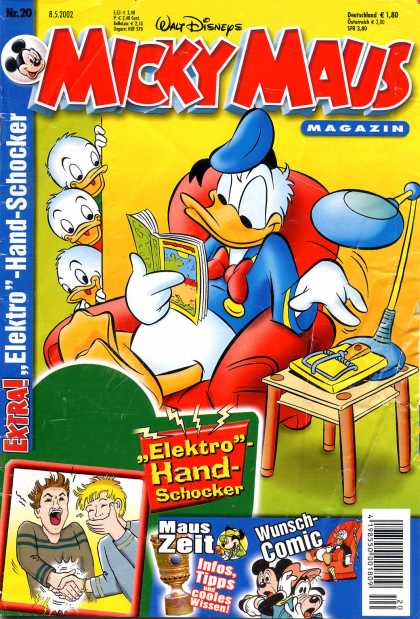 Micky Maus 2280 - Disney - Elektro Hand-schocker - Donald Duck - German - Yellow