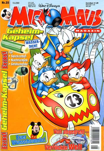 Micky Maus 2285 - Donald Duck - Disney - Rollercoaster - Park - Kids