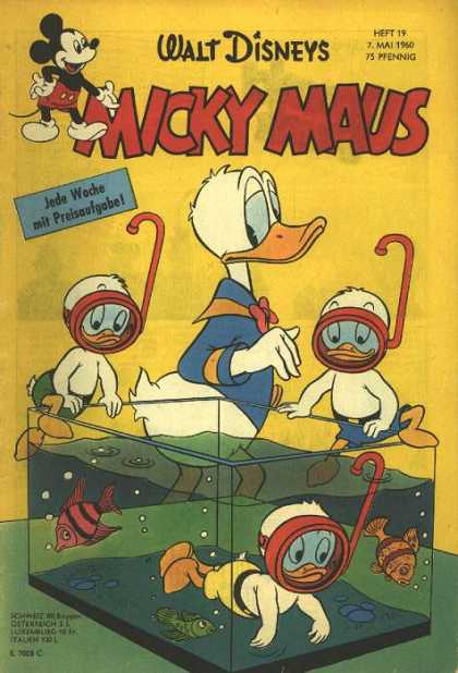 Micky Maus 229 - Donald Duck - Fish Tank - Snorkling - Huey Duey U0026 Louie - Nephews