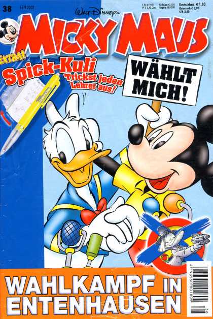 Micky Maus 2298 - Spick-kuli - Donald Duck - Walt Disney - Mickey Mouse - Wahlkampf
