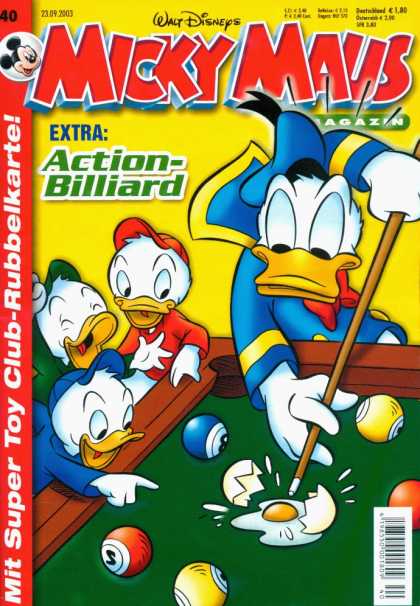 Micky Maus 2353 - Walt Disneys - Action - Billiard - Magazin - 23092003