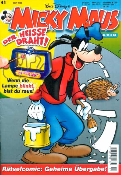 Micky Maus 2354 - Ratselcomic - Der Heisse Draht - Goofy - Porcupine - Walt Disney