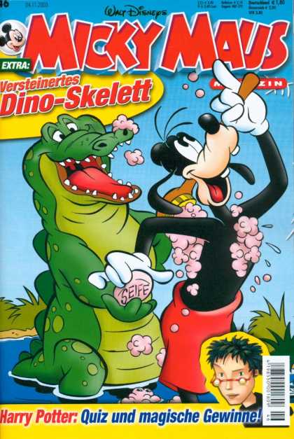 Micky Maus 2359 - Walt Disney - Soap - Alligator - Goofy - Dino-skelett