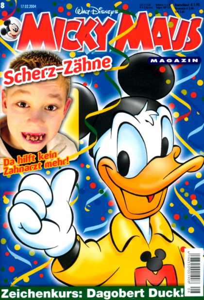 Micky Maus 2374 - Walt Disney - Mouse Ears - Boy - Thumb - Cruddy Teeth