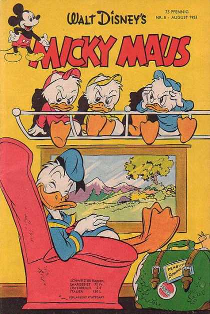 Micky Maus 24 - Walt Disney - Ducks - Chair - Case - Dream