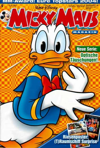 Micky Maus 2423 - Walt Disney - Magazin - Mm-awardeure Topstars 2004 - Optische Tauschungen - Photo