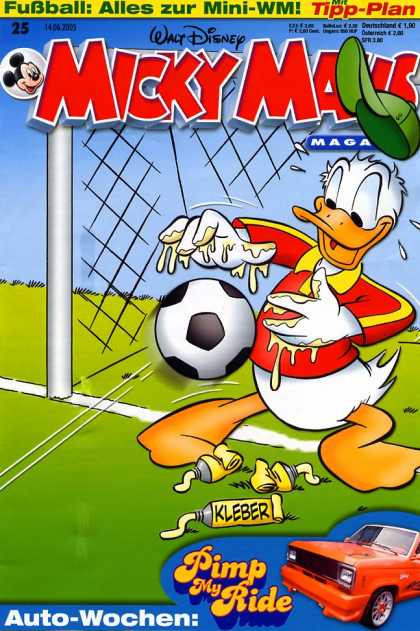 Micky Maus 2443 - Sticky Fingers - Hands Off The Ball - Donald Ducks Soccer Game - Dont Do It Donald - What Is Donald Up To