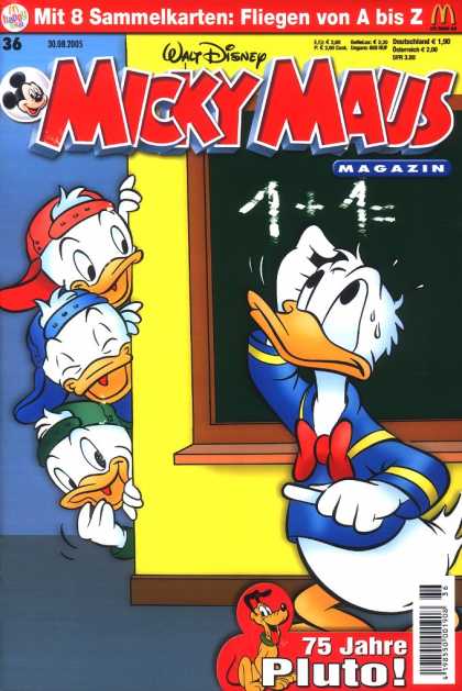 Micky Maus 2454 - Waly Disney - Mit 8 Sammelkarten Fliegen Von A Bis Z - 11 - Magazin - Pluto