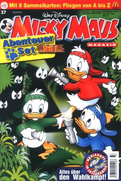 Micky Maus 2455 - Ducks - Eyes - Flashlights - Forest - Baseball Caps