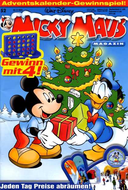 Micky Maus 2470 - Walt Disney - Donald Duck - Christmas Tree - Gift - Candles