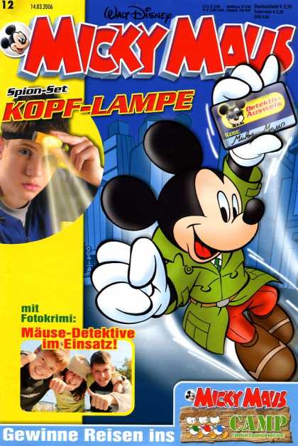 Micky Maus 2482 - Disney - German - Mickey Mouse - Detective - Camp