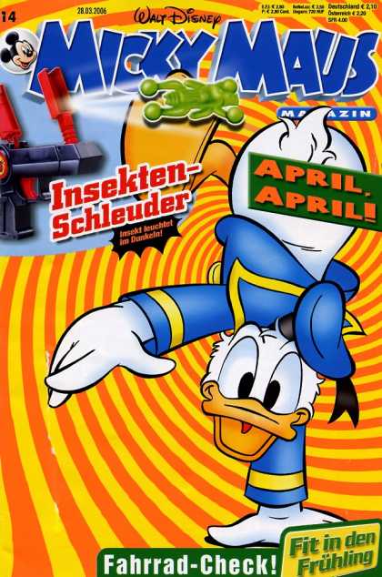 Micky Maus 2484 - Mickey Mouse - German - Walt Disney - April - Donal Duck