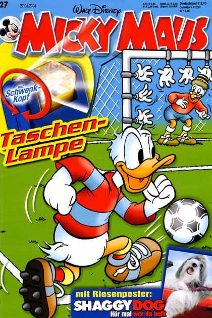 Micky Maus 2497 - Donlad Duck - Soccer - Goal - Net - Kick