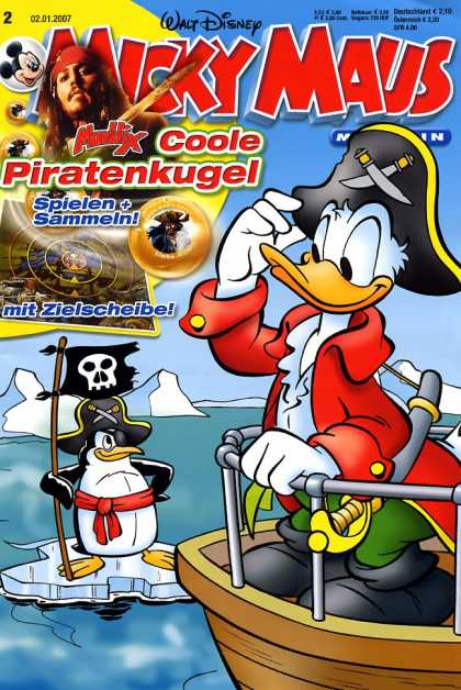 Micky Maus 2524 - German - Donald Duck - Pirate - Maritime - Adventure