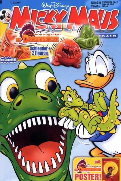 Micky Maus 2530 - Walt Disney - Donald Duck - Drachenjager - Magazin - Post