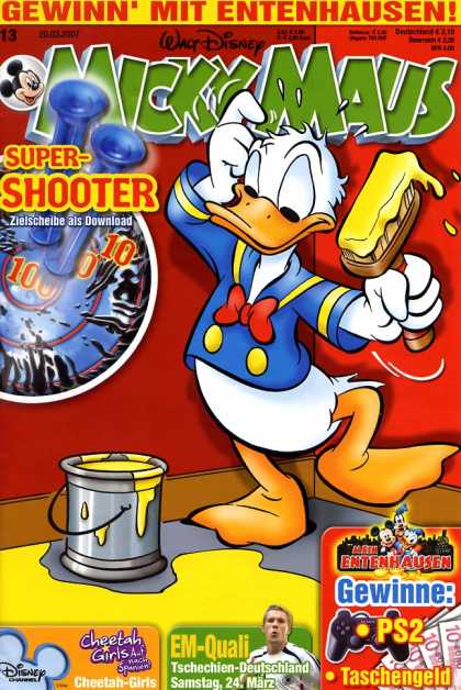 Micky Maus 2535 - Gewinn Mit Entenhausen - Walt Disneys - Super-shooter - Donald Duck - Brush