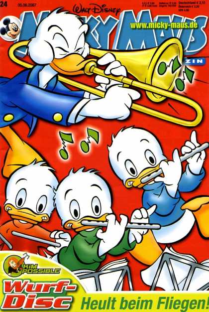 Micky Maus 2546 - Ducks - Trombone - Flutes - Playing Music - Heult Beim Fliegen