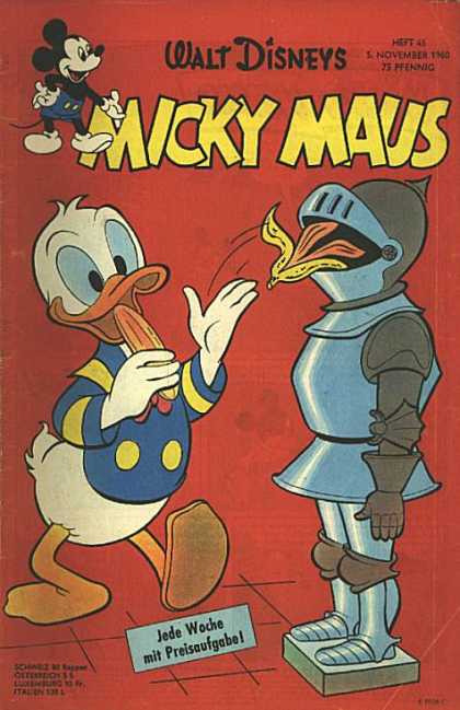 Micky Maus 255 - Walt Disney - Banana Peel - Armour - Duck - Donald