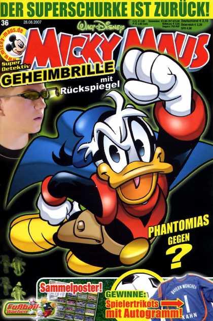 Micky Maus 2558 - The Super Duck - Phantomias Gegen - The German Duck Heroe - Number One Duck - The Duck Saver