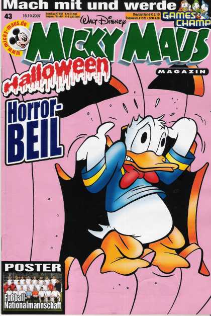Micky Maus 2565 - Halloween - Horror-bell - Donald Duck - Pumpkin - Walt Disney