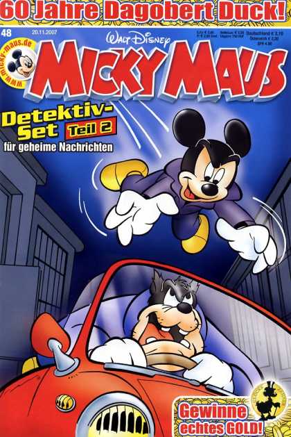 Micky Maus 2571 - Walt Disney - Mouse - Car - Building - Leap