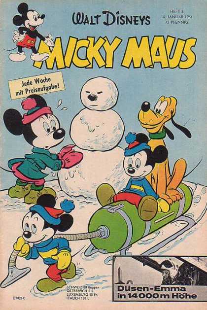 Micky Maus 265 - Walt Disney - German - Micky - Minnie - Pluto