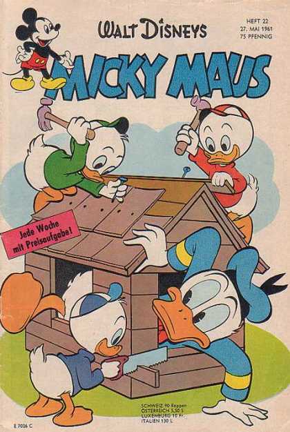 Micky Maus 284 - Hammer - Nail - House - Duck - Saw