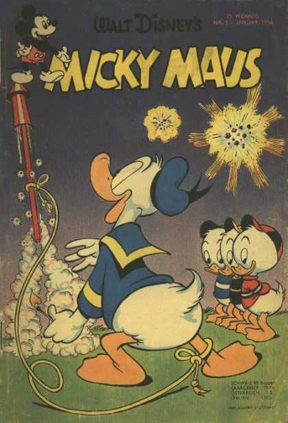 Micky Maus 29 - Rocket - Rope - Donald Duck - Blast - Foot Tied
