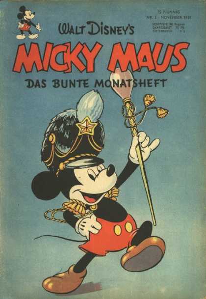 Micky Maus 3 - Walt Disney - Disney - Mickey - Drum Major - Mouse