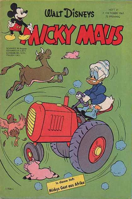 Micky Maus 303 - Duck - Farm - Cow - Tractor - Chicken