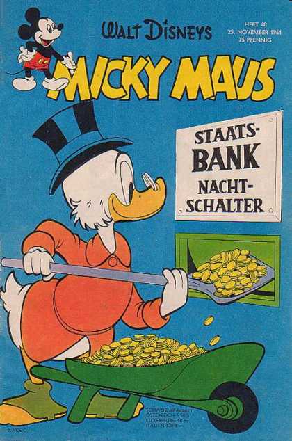 Micky Maus 310 - Walt Disneys - 25november 1961 - Staats Bank Nacht-schalter - 75