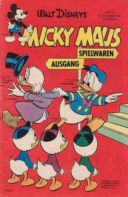 Micky Maus 312 - Huey Duey U0026 Luey - In A Rush - Uncle Scrooge - Donald Duck - German