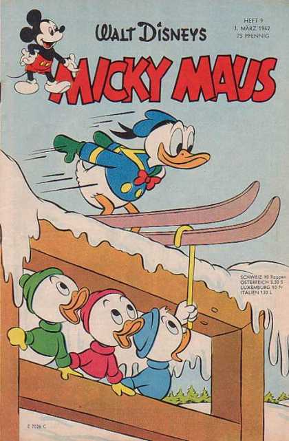Micky Maus 324 - Skiiing - Cane - Nephews - Trip - Snow