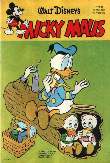 Micky Maus 388 - Walt - Disneys - Donald - Louie - Duck