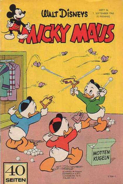 Micky Maus 403 - Walt Disneys - Seiten - Motten Kugeln - Butterfly - Hrft 36