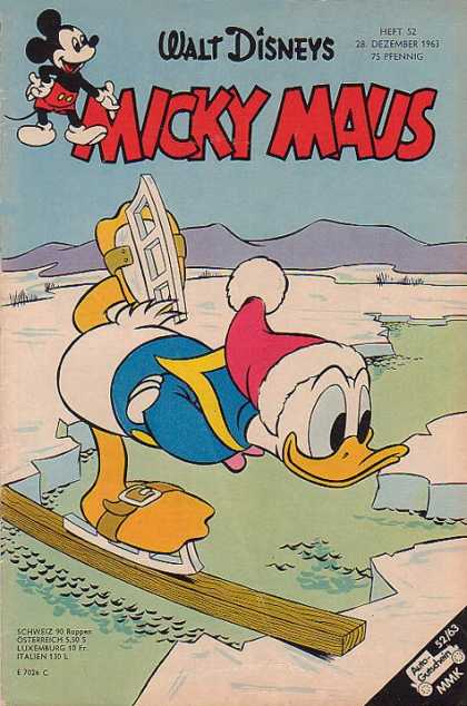 Micky Maus 419 - Walt Disneys - Dezember - Ice - Water - Donald Duck