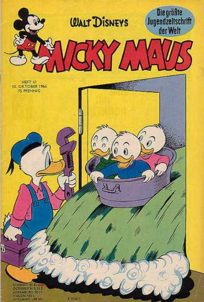 Micky Maus 460 - Donald Duck - Hewy - Dewy - Lewy - Plumber