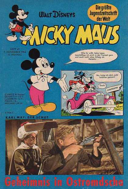 Micky Maus 464 - Car - Goofy - Minnie Mouse - Travelling - Directions