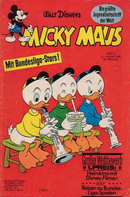 Micky Maus 475 - Walt Disney Cartoons - Your Favorite Mouse - Return Of The Mousketeers - Relax With Disney Comics - Mickeys Back