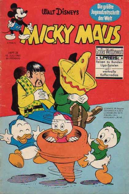 Micky Maus 499 - German - Sombrero - Ducks - Mouse - Hispanic Man