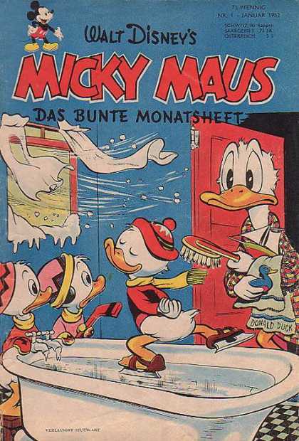 Micky Maus 5 - Disney - Donald - Snow - Huey - Duey