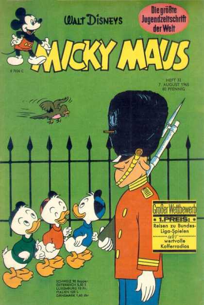 Micky Maus 503 - Black Fence - Three Ducks - London - Soldier - Angry Sparrow