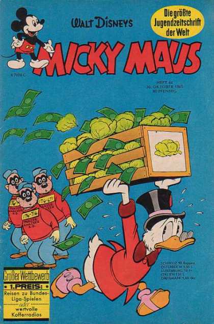 Micky Maus 515 - Walt Disneys - Money - Cabbage - Prisoners - Scrooge Mcduck