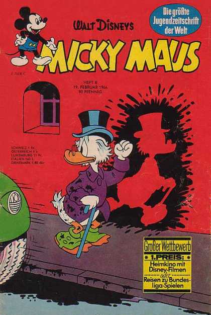 Micky Maus 531 - Mickey Maus - Mickey Mouse - Scrooge - German - Car Splashes Mud On Scrooge