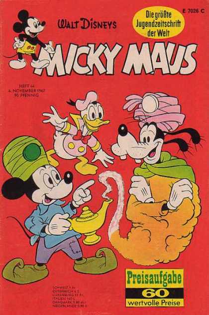 Micky Maus 620 - Genie - Goofy - Donald Duck - Wishes - German