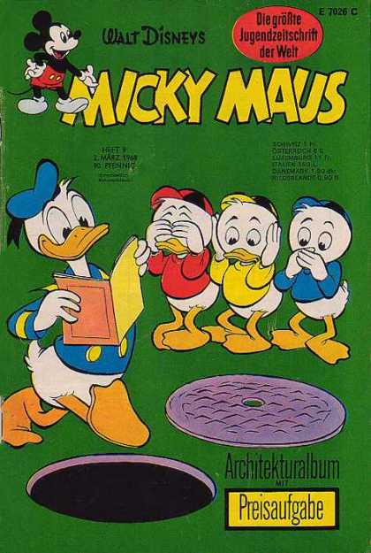 Micky Maus 637 - German - Disney - Huey - Dewey - Louie